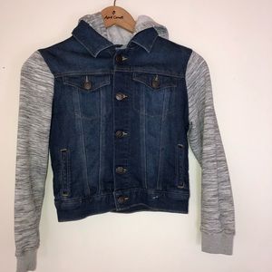 Jean jacket hoodie
